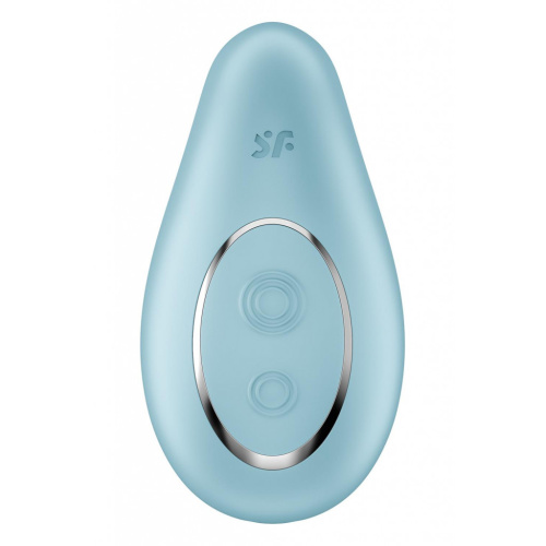 Satisfyer Dipping Delight - Вибратор, 9х6 см (голубой)